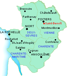 Vakantiehuizen Pouitou Charentes te huur.