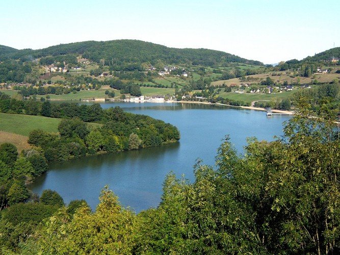 Meer in de Corrèze: Lac du Causse