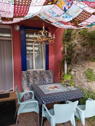 Terras bij de keuken