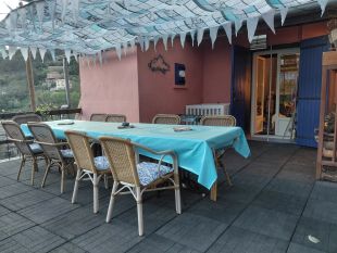 Terras bij de woonkamer
