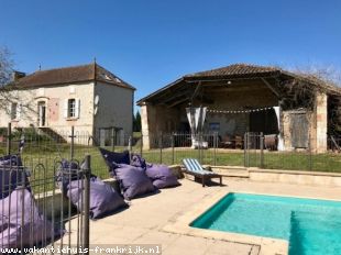 vakantiehuis in Frankrijk te huur: Vakantiehuis 10P ZW Frankrijk met Privé Zwembad 