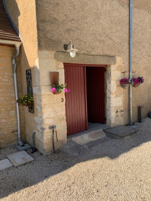 ingang van de schuur