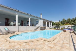 vakantiehuis in Frankrijk te huur: Gezellige ruime villa Le Rémoulin in Saint-Couat-d'Aude met privézwembad 