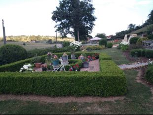 Tuin <br>Mooi onderhouden bloemen en groententuin