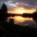 Uitzicht <br>De Tarn bij zonsondergang