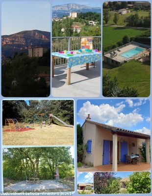 Huis te huur in Drome en geschikt voor een vakantie in Midden-Frankrijk.