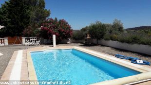 vakantiehuis in Frankrijk te huur: Leuke, gezellige, knusse vrijstaande woning met verwarmd privé zwembad 