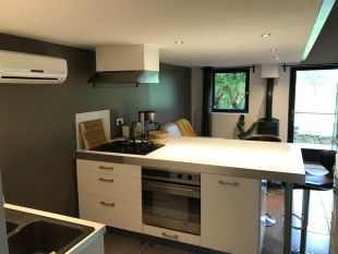 Open keuken vakantiehuisje