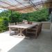 Terras <br>Het gezellige terras boven met gas BBQ , vandaar uit kan je direct in de keuken