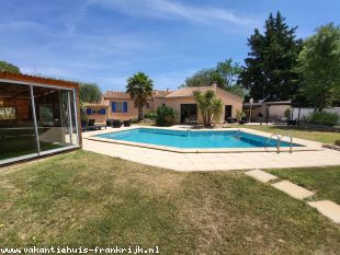 Huis voor grote groepen in Languedoc Roussillon Frankrijk te huur: Mooie Villa le Mas Bourguignon 