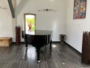 the piano