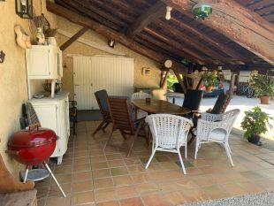 Barbecue sur la terrasse nord