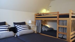 Overzicht slaapkamer Bleu