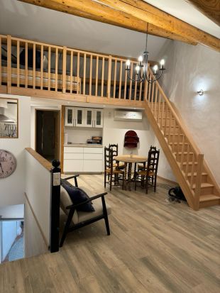woonkamer Gite de la Riviere