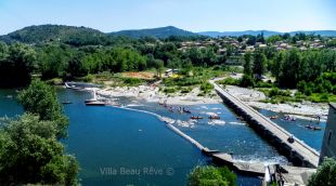 Ligging aan de Ardeche