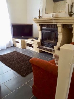 Haard in de woonkamer