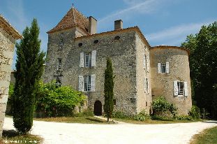 Villa in Frankrijk te huur: Fantastisch kasteel met zwembad, parktuin in een rustige groene omgeving. 