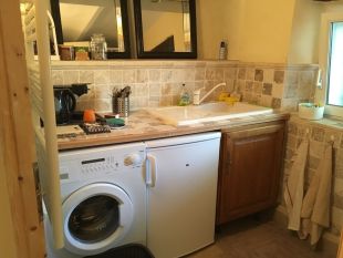 douche/ keuken benedenverdieping