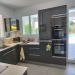 Kitchen with direct exit to covered terrace