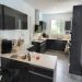 Open plan kitchen with Dekton surface