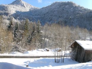 Uitzicht voorzijde winter