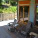 le pivert 2 <br>terras richting huis