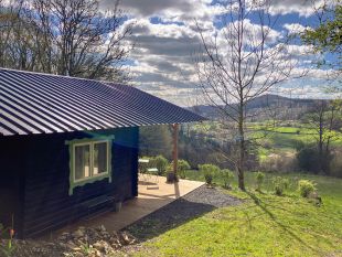 Aankomst bij het chalet