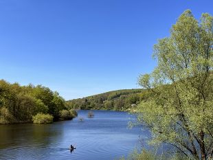 Kajak op Lac de Pannecière