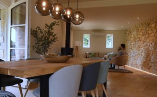 Les Sillons gelijkvloers eettafel en woonkamer