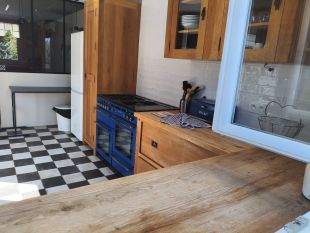 Professionele kookplaat met 6 pitten en 2 ovens