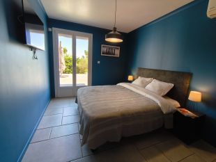 Slaapkamer met terras