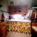 Kitchen 3 bedroom Gite <br>Rustic stlye farm house wooden kitchen in the main gite