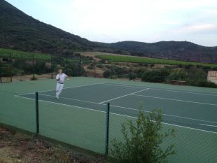 Tennisbaan (gedeeld)