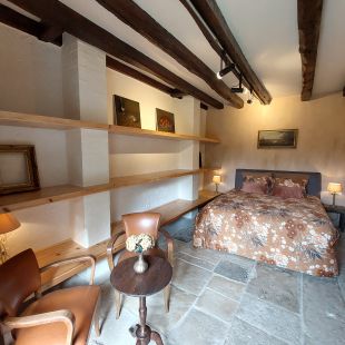 Kamer op het gelijkvloers met privéterras