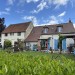 achterkant van de 3 huizen