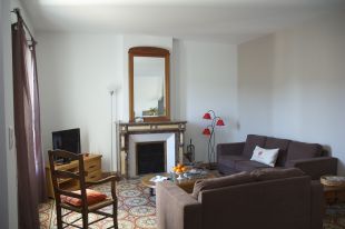 salon met inbouw haard