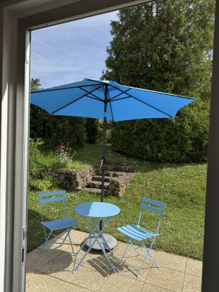 Terras achter bij de keuken