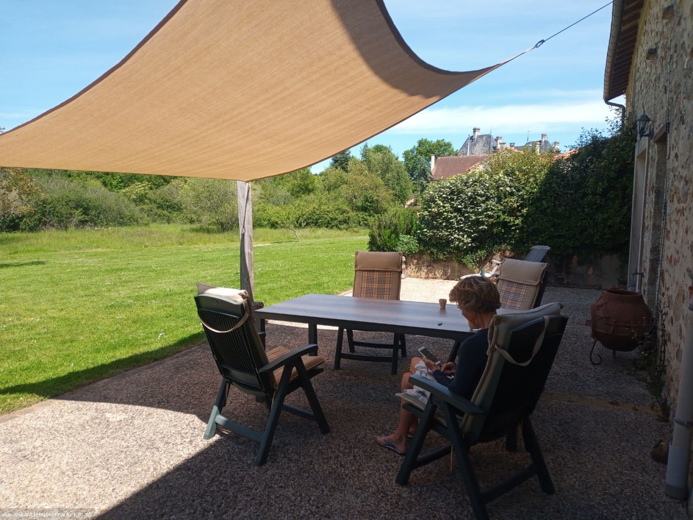 Terras op het westen