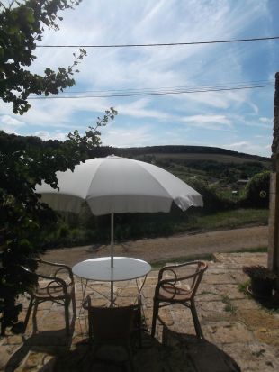 uitzicht vanaf terras