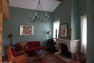 (Vakantie) woning: Vrijstaande villa met zwembad vlakbij de Mont Ventoux met uniek uitzicht gelegen tussen de wijngaarden in de Provence te huur in Vaucluse (Frankrijk).