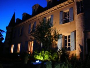 Château de Corail at night