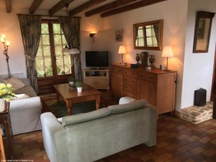 zitgedeelte met flatscreen en HD ontvangst