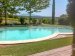 Zwembad met zicht op wijngaarden en de Mont Ventoux 