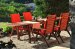 Terras van gite; zon en schaduw <br>Met BBQ, en alle comfort