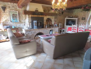 De gezellige leefruimte