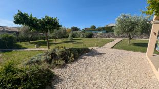 Tuin en petanquebaan
