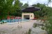 zwembad <br>groot zwembad, 10m x 5m ,terras en omheining, kan afgesloten worden met hekje (veiligheid van kindjes en dieren
