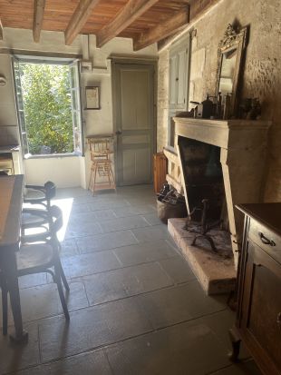 Openhaard in de keuken