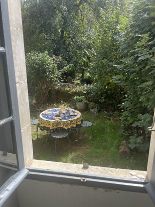 Uitzicht vanuit het keukenraam