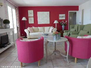 (Vakantie) woning: Le Chat Rouge villa met luxe en 5 ** comfort + privacy + verwarmd privé-zwembad + fantastisch uitzicht + gratis WiFi + airco. Bijna All-in huurprijs. te huur in Herault (Frankrijk).